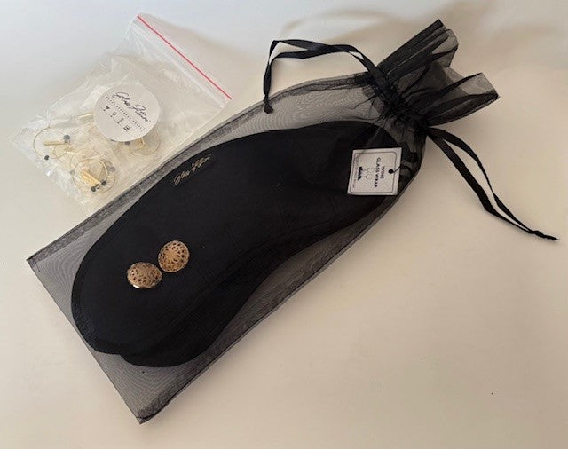 Wine Glass Wraps Gift Set - Complete Bundle with Charms