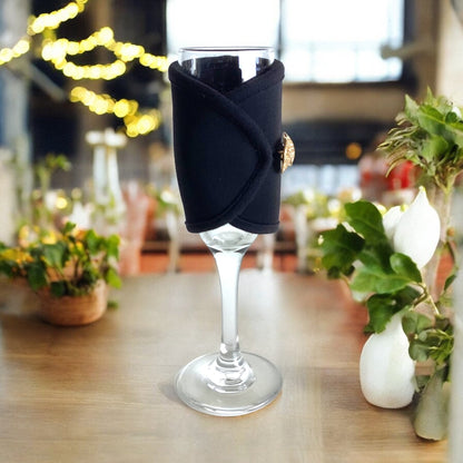 Champagne Flute Glass Wrap - Single Wrap