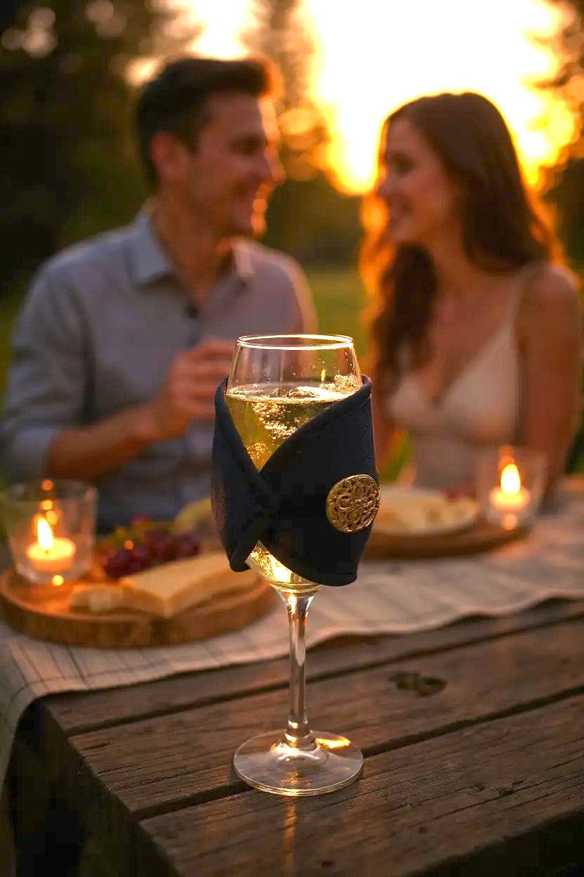 Champagne Flute Glass Wrap - Single Wrap