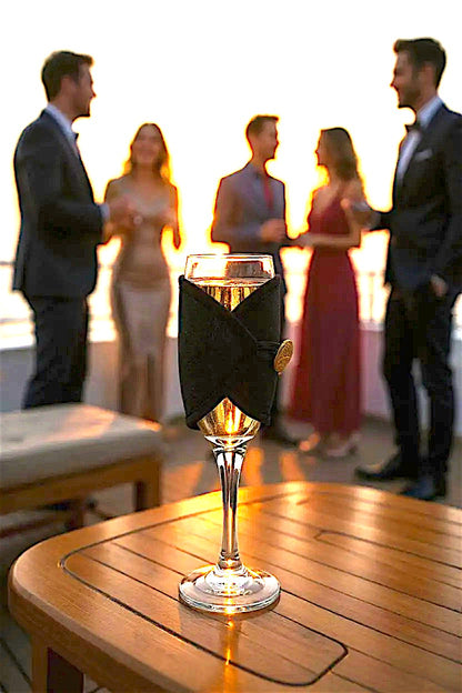 Champagne Flute Glass Wrap - Single Wrap