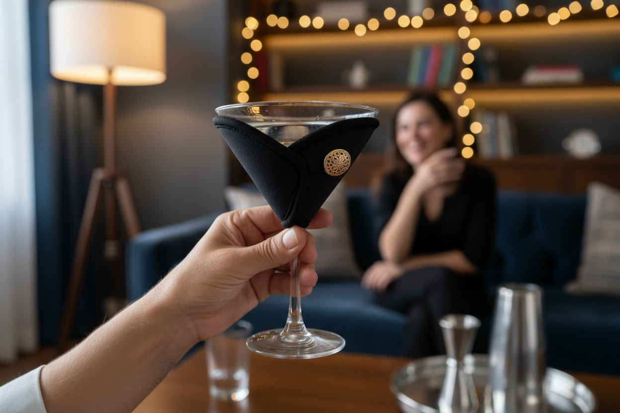 Martini Glass Wraps - Set of 2