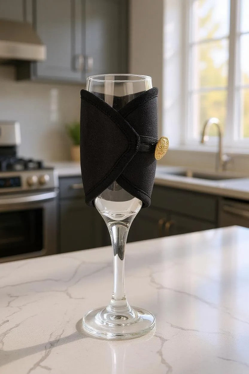 Champagne Flute Glass Wrap - Single Wrap