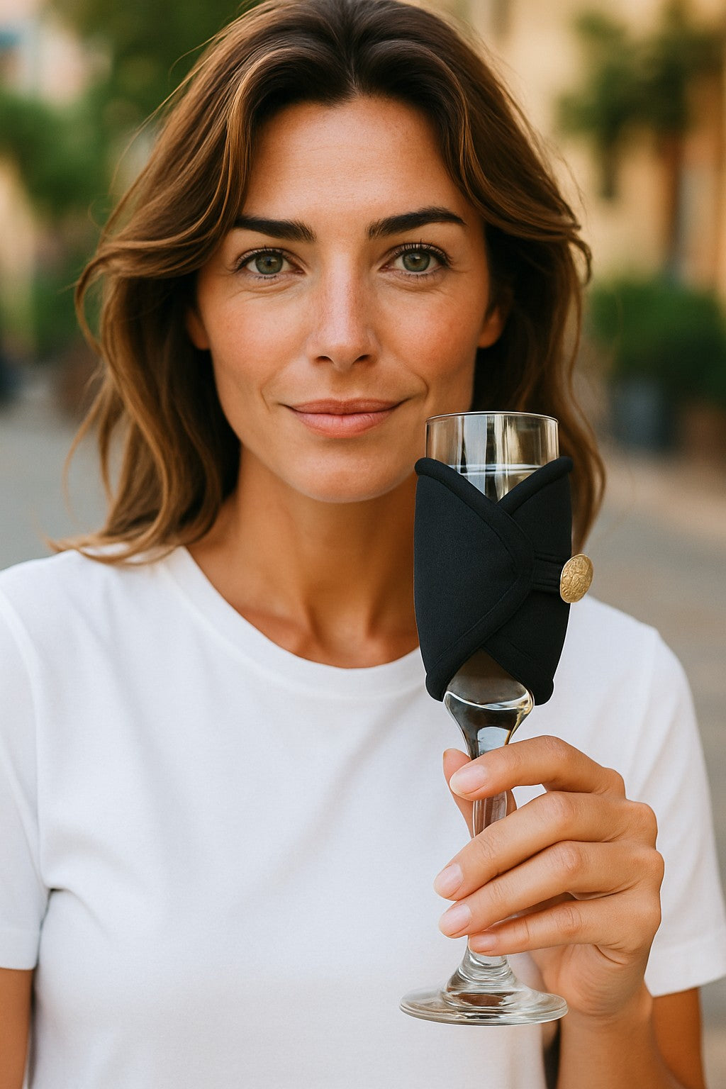 Champagne Flute Glass Wrap - Single Wrap